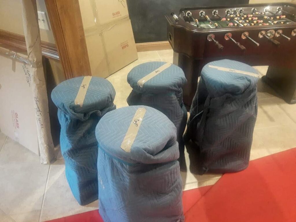furniture protected for moving