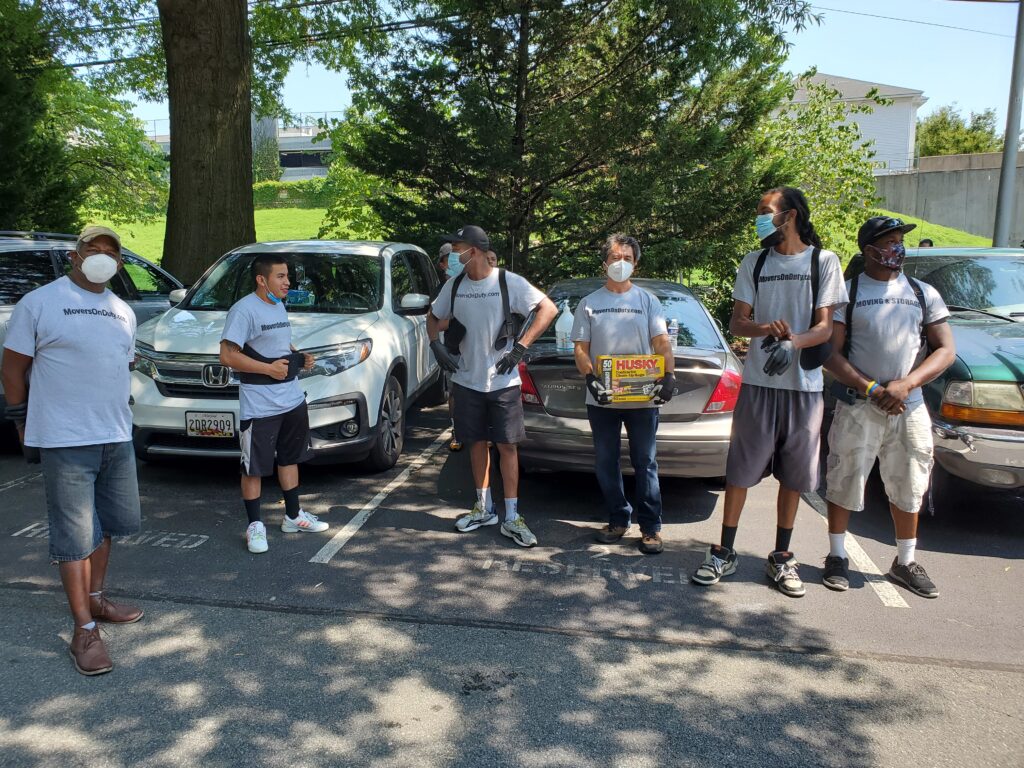 picture of movers on duty