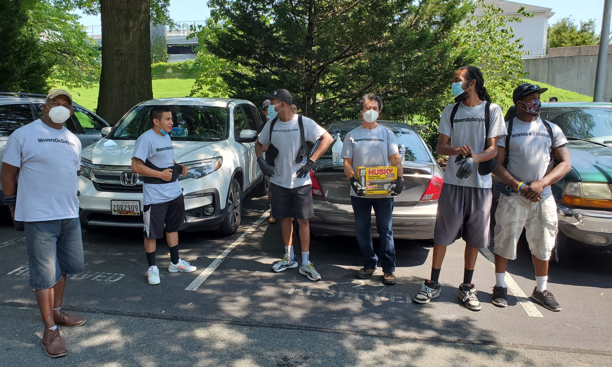 picture of movers on duty