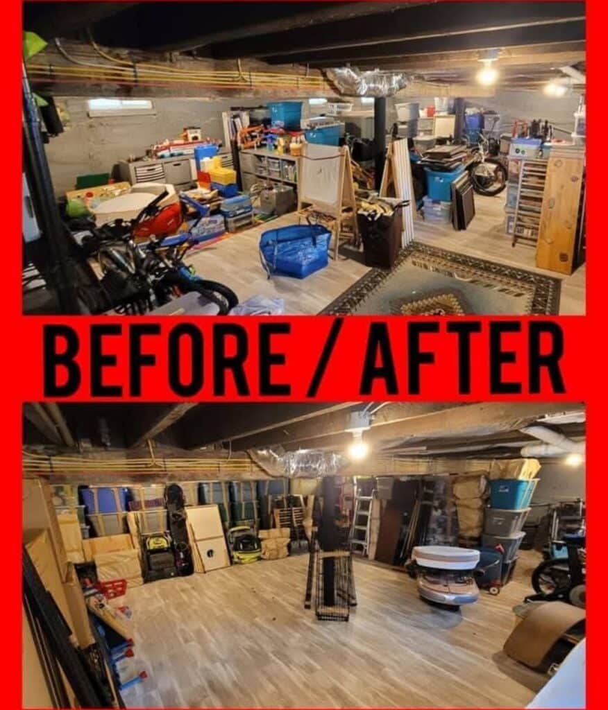 declutter before you move