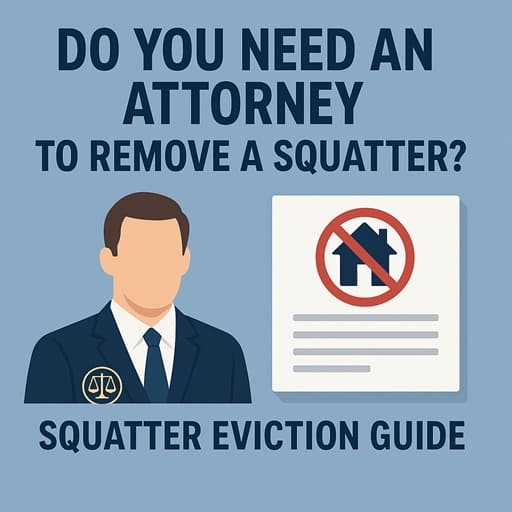 do you need an attorney to remove a squatter