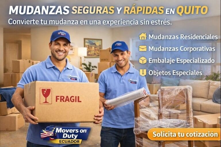 Servicio de mudanza quito