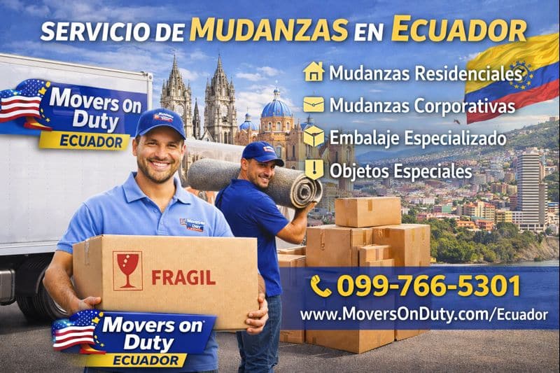 Servicio de mudanza ecuador