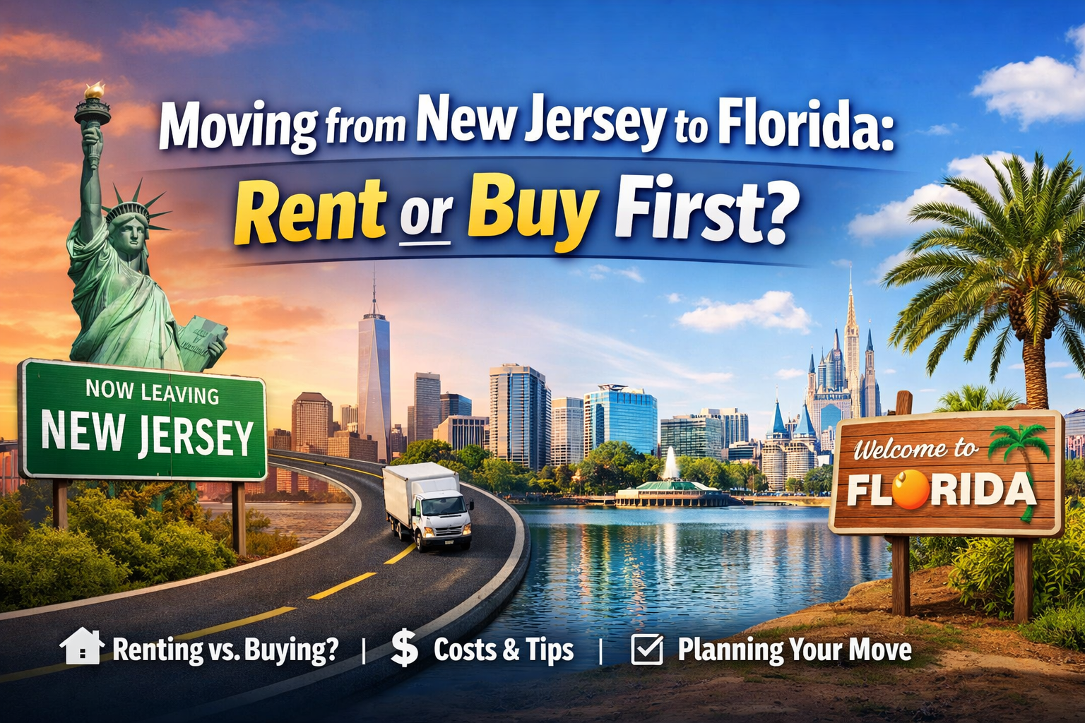 Moving From New Jersey to Florida: Rent or Buy First?