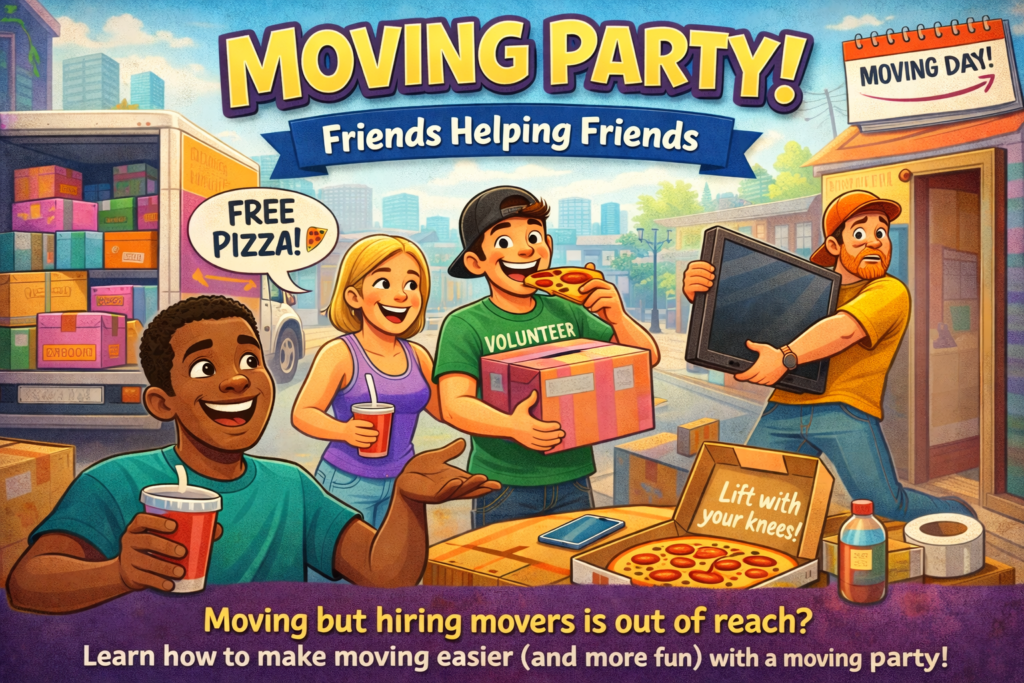 How to throw a moving party?