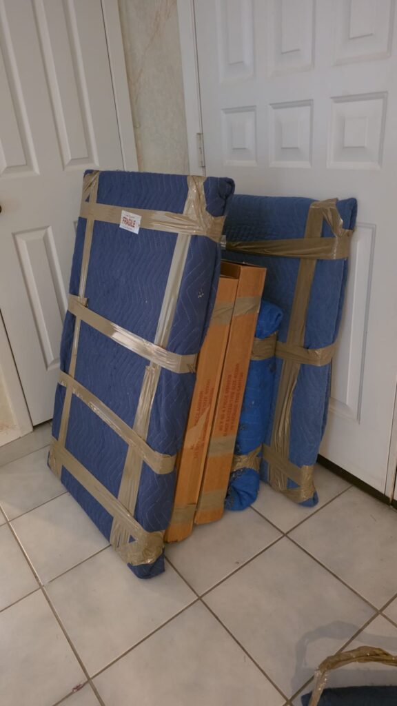 furniture protected by movers